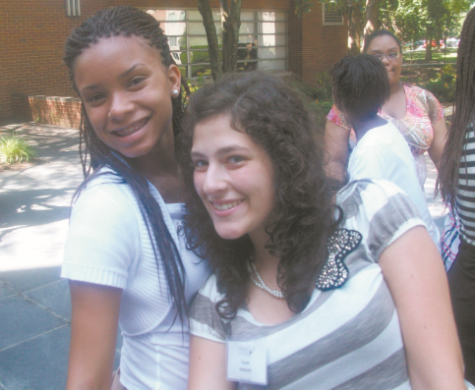 PFF students, Alexis A. & Farah H. are happy they complete their first year in the program.