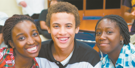 Level 4 students, Tiara S., Tyler B., & Chyann M.