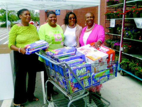 Alpha Kappa Alpha Sorority helping those in need-Sam's Club Richmond