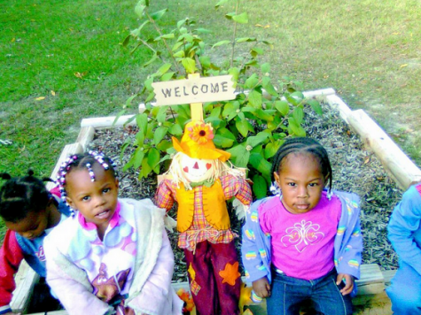 Taking a break from gardening...Capital Diaper Bank Babies