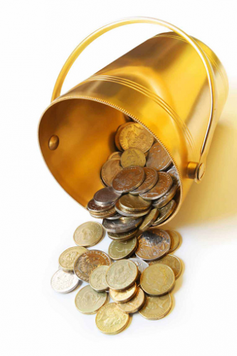 bucket money