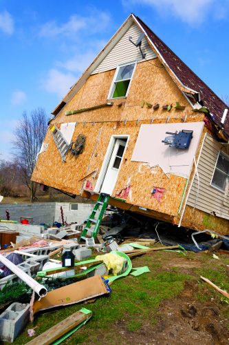 Tornado damage in Lapeer, <a href=