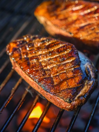 Duck on the grill