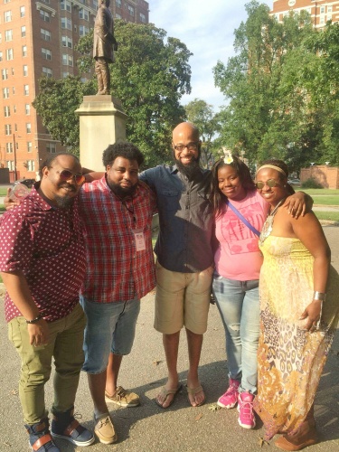 From left to right: Charles Edwards, Jamil Jasey, Chris Matthews, Chameika Darden, Tasha Thomas
